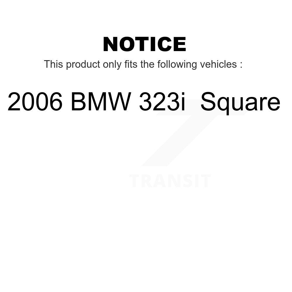 Air And Cabin Filters Kit For 2006 BMW 323i Square KFL-100446