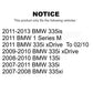 Air And Cabin Filters Kit For BMW 335i xDrive 335xi 135i 335is 1 Series M KFL-100449