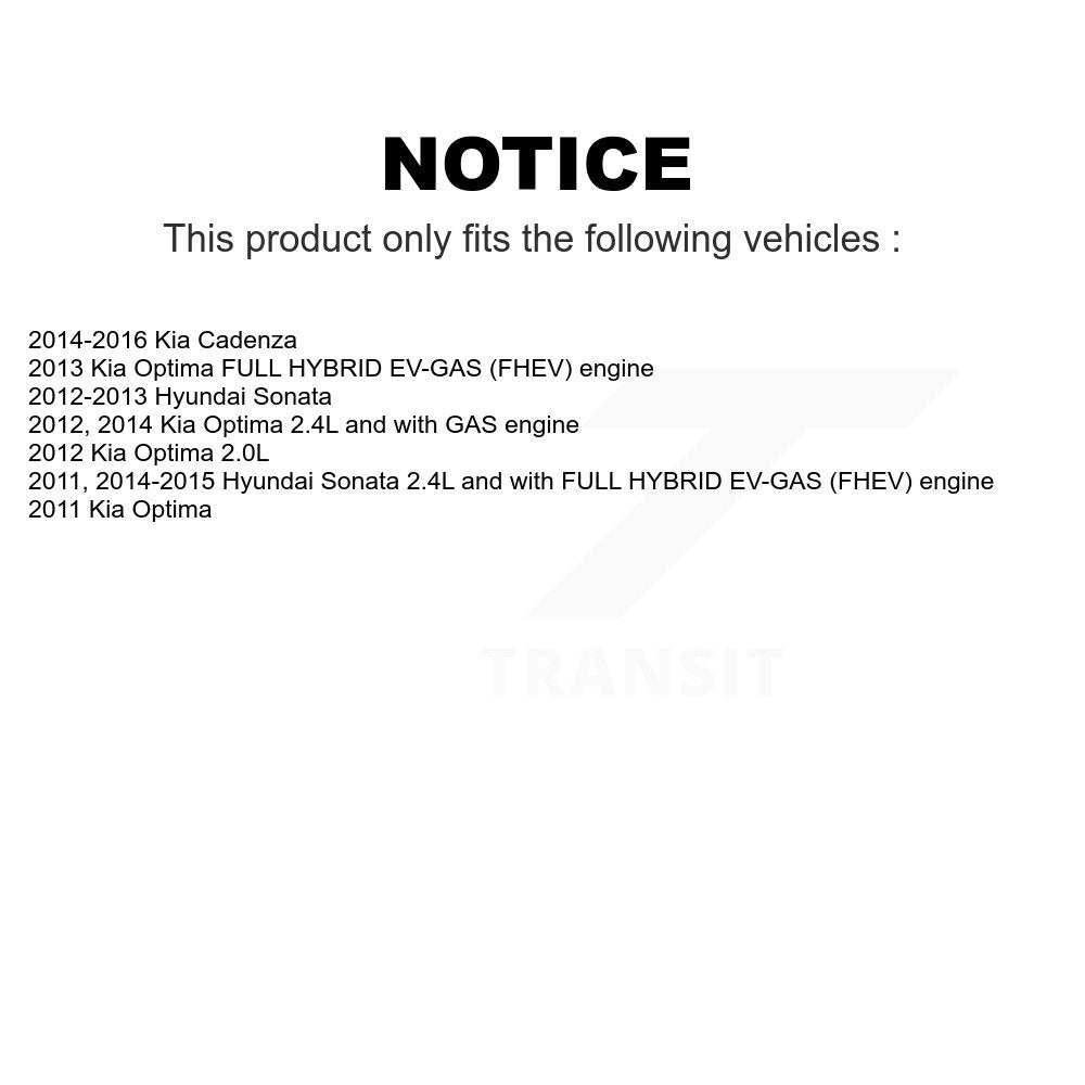 Air And Cabin Filters Kit For Hyundai Sonata Kia Optima Cadenza KFL-100518