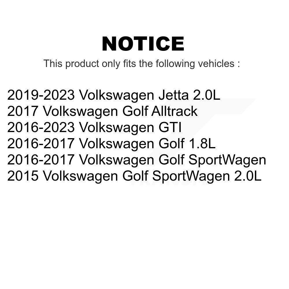 Air And Cabin Filters Kit For Volkswagen Jetta GTI Golf SportWagen Alltrack KFL-100563