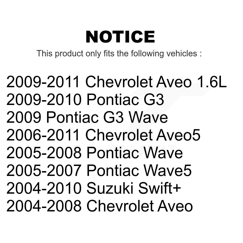 Air And Cabin Filters Kit For Chevrolet Aveo Aveo5 Pontiac G3 Suzuki Wave Wave5 Swift+ KFL-100570