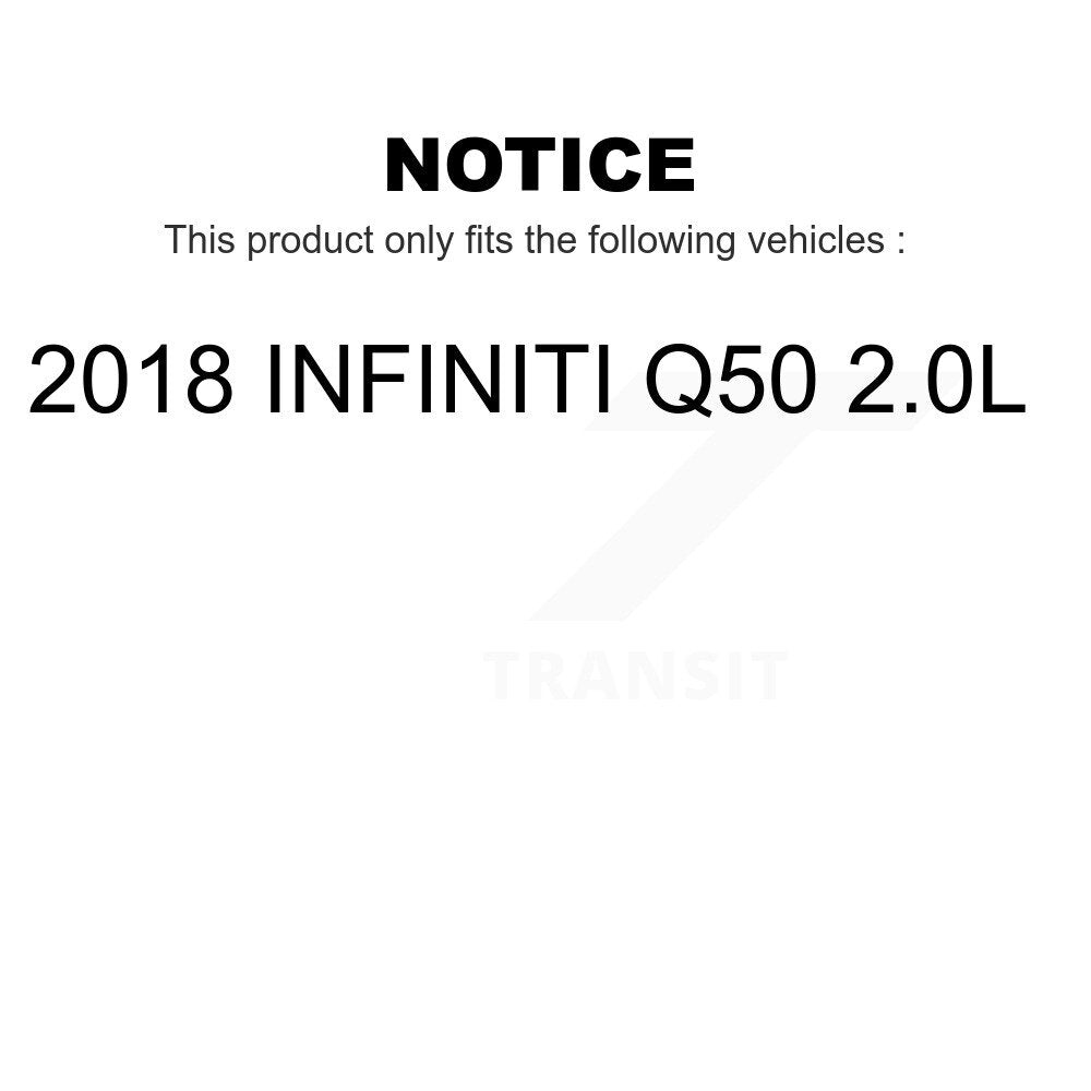 Air And Cabin Filters Kit For 2018 INFINITI Q50 2.0L KFL-100590
