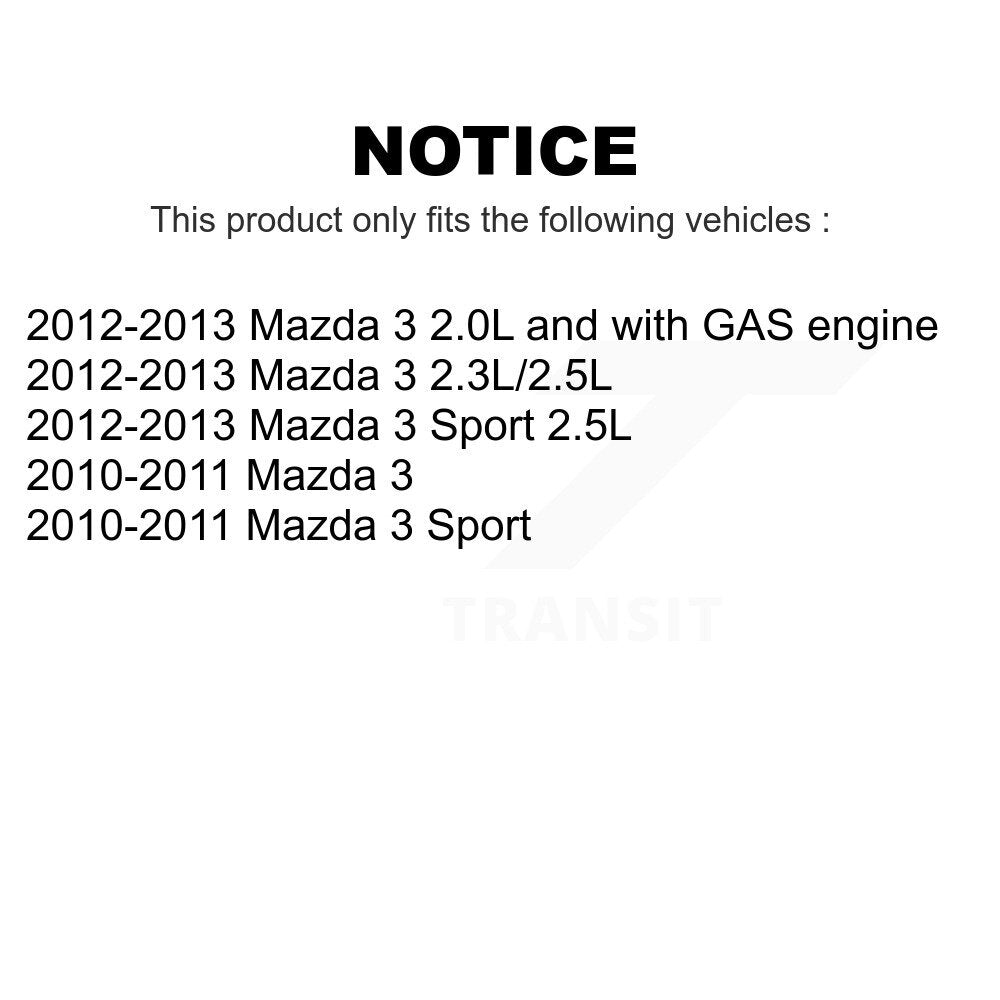 Air And Cabin Filters Kit For Mazda 3 Sport KFL-100745