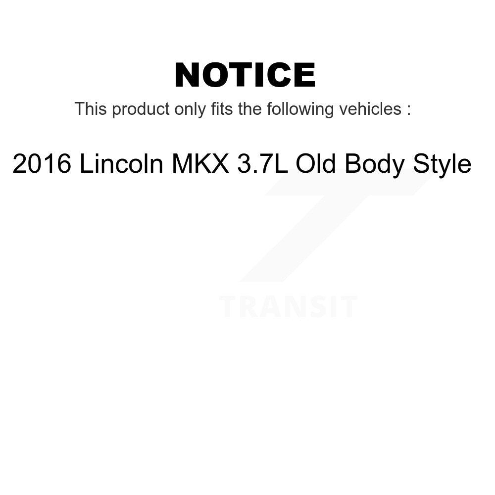 Air And Cabin Filters Kit For 2016 Lincoln MKX 3.7L Old Body Style KFL-100844
