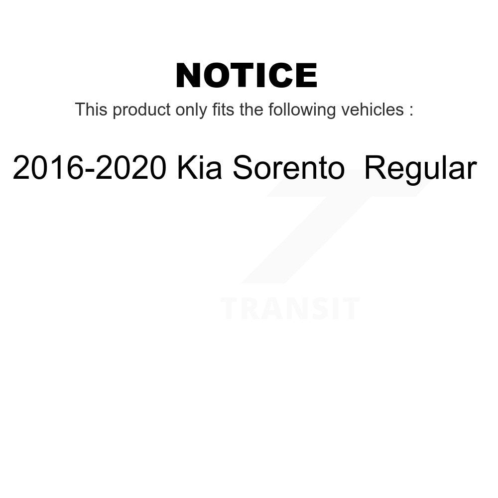 Air And Cabin Filters Kit For 2016-2020 Kia Sorento Regular KFL-100871
