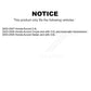 Front Rear Coated Disc Brake Rotors Kit For Honda Accord KG-100882