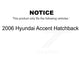 Front Rear Coated Disc Brake Rotors Kit For 2006 Hyundai Accent Hatchback KG-100948
