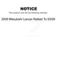 Front Rear Coated Disc Brake Rotors Kit For 2009 Mitsubishi Lancer Ralliart To 03 09 KG-100980