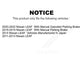 Front Rear Coated Disc Brake Rotors Kit For Nissan LEAF KG-101138