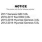 Front Rear Coated Disc Brake Rotors Kit For Hyundai Genesis G80 Kia K900 KG-101139