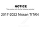 Rear Coated Disc Brake Rotors Pair For 2017-2022 Nissan TITAN KG-101369