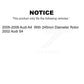 Transit Auto - Rear Coated Disc Brake Rotors And Semi-Metallic Pads Kit For Audi A4 S4 KGA-105397