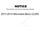 Transit Auto - Rear Coated Disc Brake Rotors And Semi-Metallic Pads Kit For 2011-2014 Mercedes-Benz CL550 KGA-105443