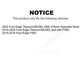 Transit Auto - Front Coated Disc Brake Rotors And Ceramic Pads Kit For Ford Edge KGC-100232