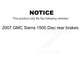 Transit Auto - Front Coated Disc Brake Rotors And Ceramic Pads Kit For 2007 GMC Sierra 1500 rear brakes KGC-100429