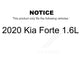 Transit Auto - Front Coated Disc Brake Rotors And Ceramic Pads Kit For 2020 Kia Forte 1.6L KGC-100447