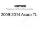 Transit Auto - Front Coated Disc Brake Rotors And Ceramic Pads Kit For 2009-2014 Acura TL KGC-100505