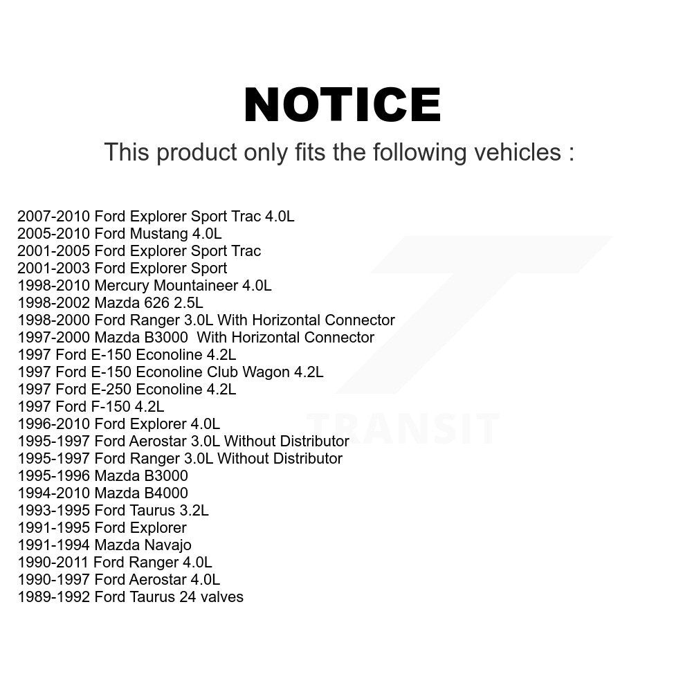 Mpulse Ignition Coil Pair For Ford Ranger Explorer Mustang Sport Trac F-150 Mercury Mountaineer Mazda Taurus 626 Aerostar B4000 B3000 E-150 Econoline E-250 Club Wagon Navajo KMP-100050