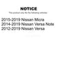 Mpulse Ignition Coil Kit For Nissan Versa Note Micra KMP-100457