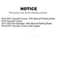 AmeriBRAKES Front Rear Ceramic Disc Brake Pads Kit For Hyundai Tucson Kia Sportage KNF-100187