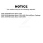 AmeriBRAKES Front Rear Semi-Metallic Disc Brake Pads Kit For Mercedes-Benz E350 E320 E300 KNF-100419