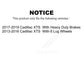 AmeriBRAKES Front Rear Ceramic Disc Brake Pads Kit For Cadillac XTS KNF-100599