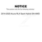 AmeriBRAKES Front Rear Ceramic Disc Brake Pads Kit For 2014-2020 Acura RLX Sport Hybrid SH-AWD KNF-100757