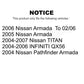 AmeriBRAKES Front Rear Ceramic Disc Brake Pads Kit For Nissan TITAN Armada Pathfinder INFINITI QX56 KNF-100980