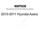 AmeriBRAKES Front Rear Ceramic Disc Brake Pads Kit For 2010-2011 Hyundai Azera KNF-101015