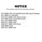 AmeriBRAKES Front Rear Semi-Metallic Disc Brake Pads Kit For BMW 335i xDrive X1 335d 335xi 335is KNF-101108