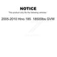 AmeriBRAKES Front Rear Semi-Metallic Disc Brake Pads Kit For 2005-2010 Hino 185 18500lbs GVW KNF-101150