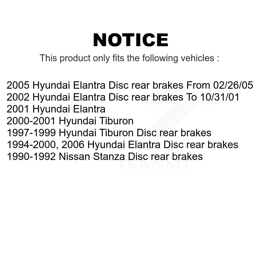 AmeriBRAKES Front Rear Ceramic Disc Brake Pads Kit For Hyundai Elantra Tiburon Nissan Stanza KNF-101229