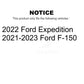 AmeriBRAKES Front Rear Ceramic Disc Brake Pads Kit For Ford F-150 Expedition KNF-101304