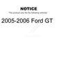 AmeriBRAKES Front Rear Semi-Metallic Disc Brake Pads Kit For 2005-2006 Ford GT KNF-101354