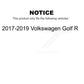 AmeriBRAKES Front Rear Ceramic Disc Brake Pads Kit For 2017-2019 Volkswagen Golf R KNF-101499