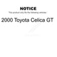 AmeriBRAKES Front Ceramic Rear Semi-Metallic Disc Brake Pads Kit For 2000 Toyota Celica GT KNF-101536