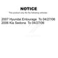 Front Rear Semi-Metallic Brake Pads Kit For Kia Sedona Hyundai Entourage To 04/27/06 KPF-100081