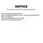 Front Rear Semi-Metallic Brake Pads Kit For Ford Mustang KPF-100365