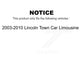 Front Rear Semi-Metallic Brake Pads Kit For 2003-2010 Lincoln Town Car Limousine KPF-100437