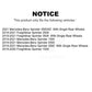 Front Rear Semi-Metallic Brake Pads Kit For Mercedes-Benz Sprinter 3500 2500 Freightliner 1500 3500XD KPF-100610