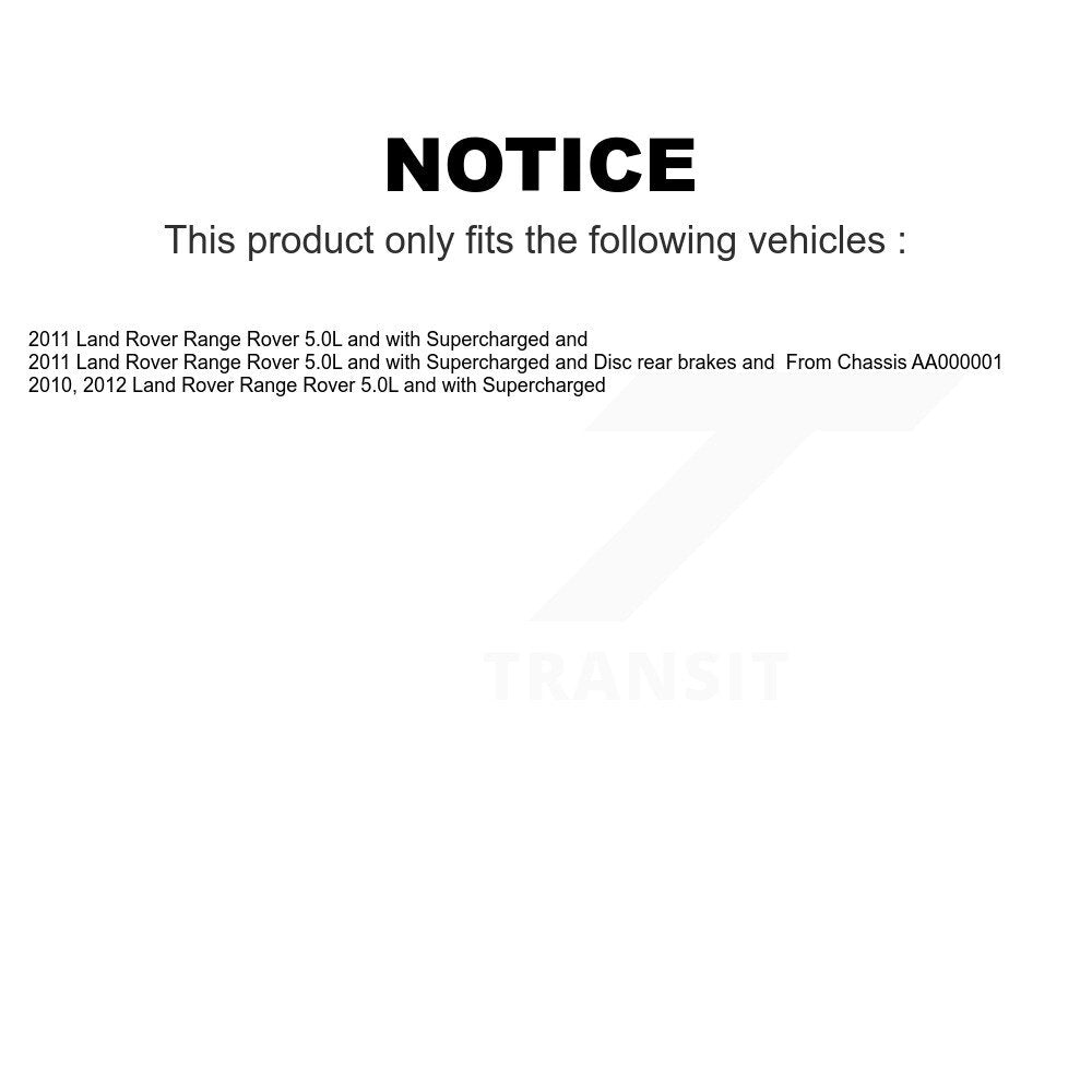 Mpulse Front Disc Brake Pads Wear Sensor (2 Pack) For Land Rover Range KSE-100016