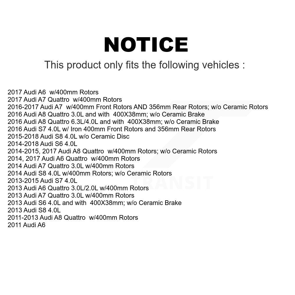Mpulse Front Disc Brake Pads Wear Sensor (2 Pack) For Audi A6 Quattro A8 A7 S6 S7 S8 KSE-100035