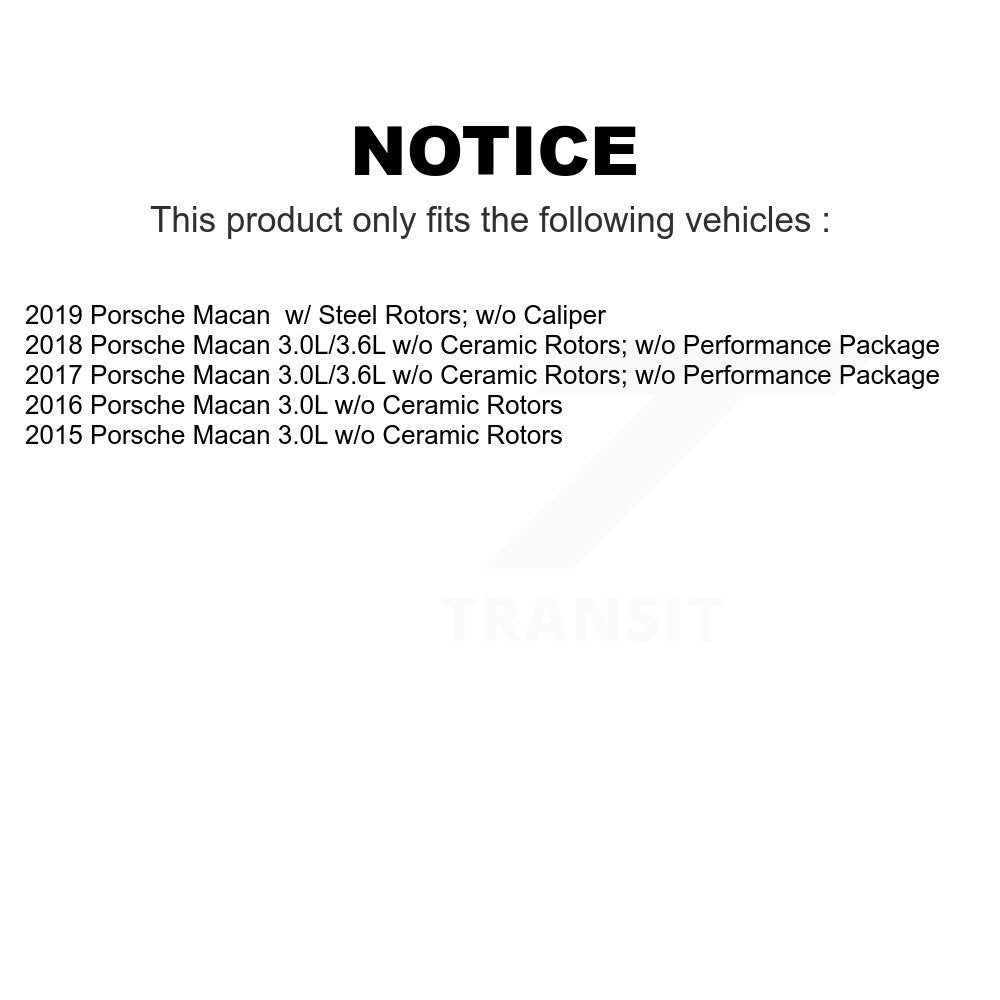 Mpulse Front Disc Brake Pads Wear Sensor (2 Pack) For Porsche Macan KSE-100069