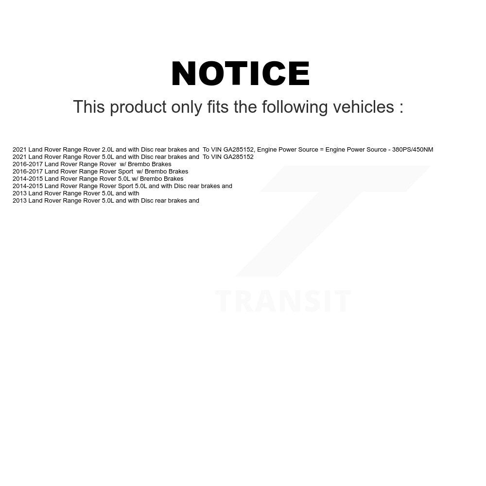 Mpulse Front Rear Disc Brake Pads Wear Sensor (4 Pack) For Land Rover Range Sport KSE-100178