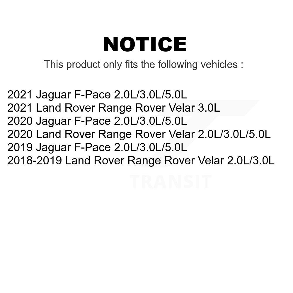 Mpulse Rear Disc Brake Pads Wear Sensor (2 Pack) For Land Rover Range Velar Jaguar F-Pace KSE-100253
