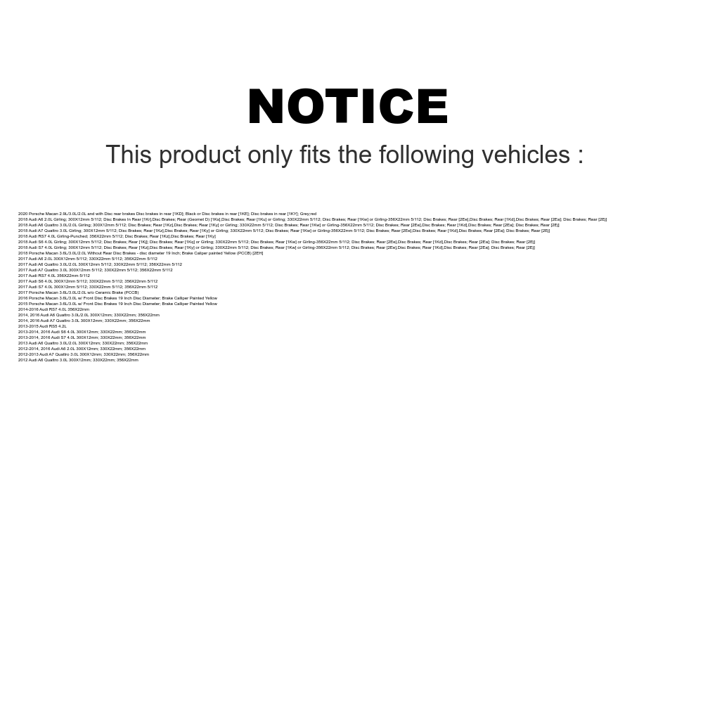 Mpulse Rear Disc Brake Pads Wear Sensor (2 Pack) For Audi Porsche Macan A6 Quattro A7 S6 RS5 S7 RS7 KSE-100261