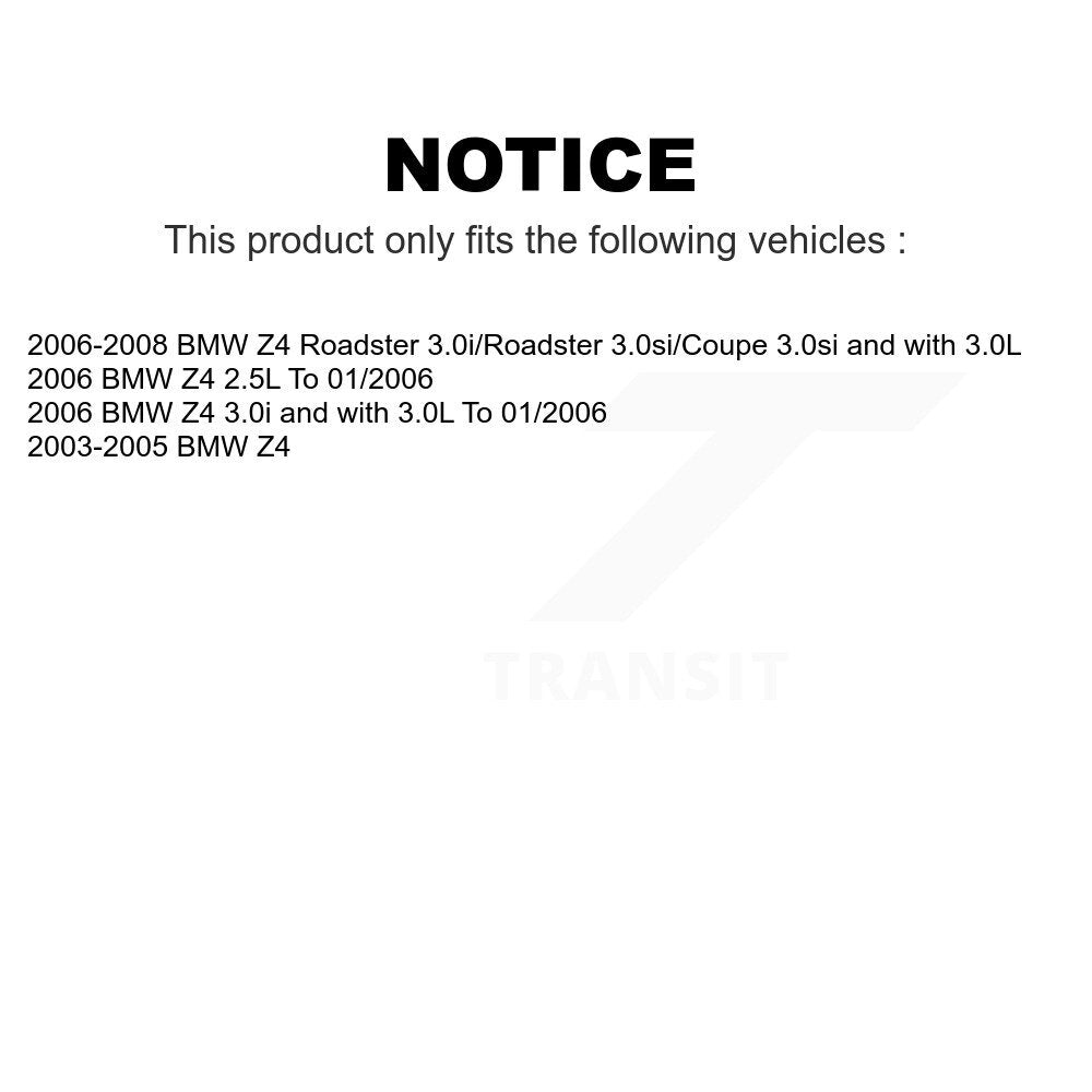 Mpulse Rear Disc Brake Pads Wear Sensor (2 Pack) For BMW Z4 KSE-100262