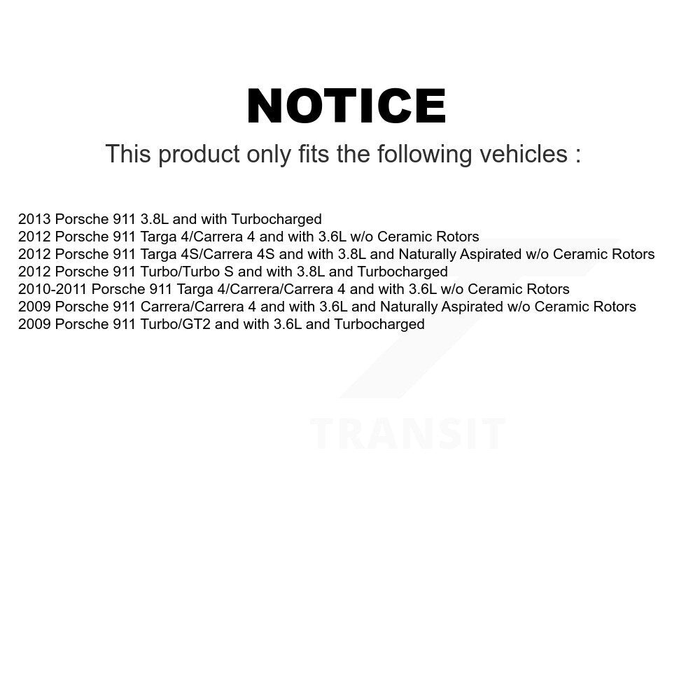 Mpulse Rear Disc Brake Pads Wear Sensor (2 Pack) For Porsche 911 KSE-100281