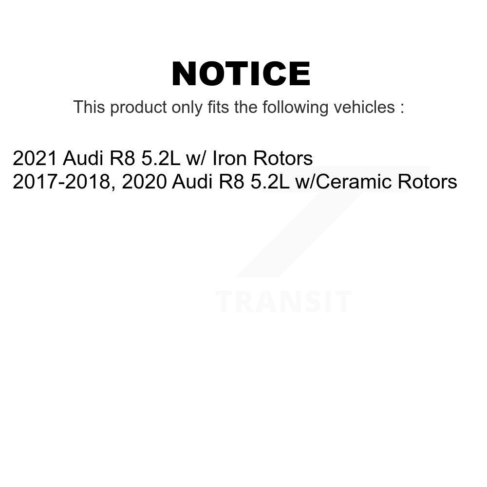 Mpulse Rear Disc Brake Pads Wear Sensor (2 Pack) For Audi R8 5.2L KSE-100293