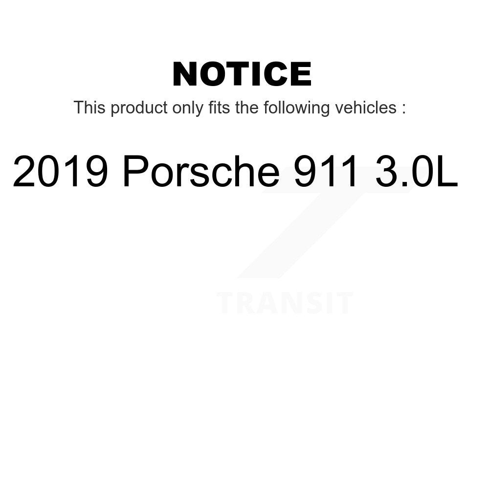Mpulse Rear Disc Brake Pads Wear Sensor (2 Pack) For 2019 Porsche 911 3.0L KSE-100312